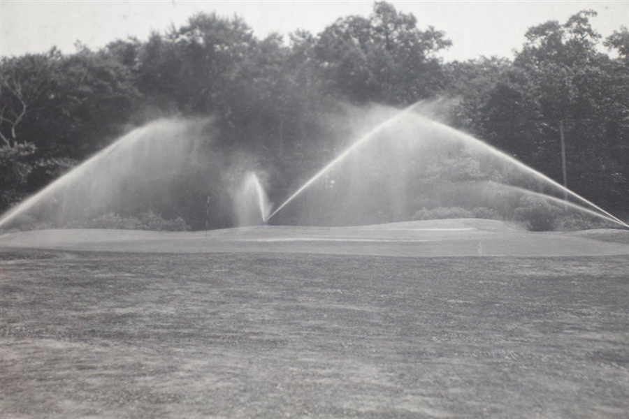 Vintage 1930's Cascade Hill CC Grand Rapids, MI. Watering #14 Green Photo - Wendell P. Miller Collection