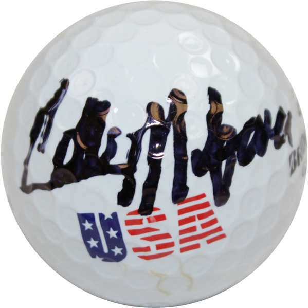 Collin Morikawa Signed Bridgestone USA Logo Golf Ball JSA ALOA