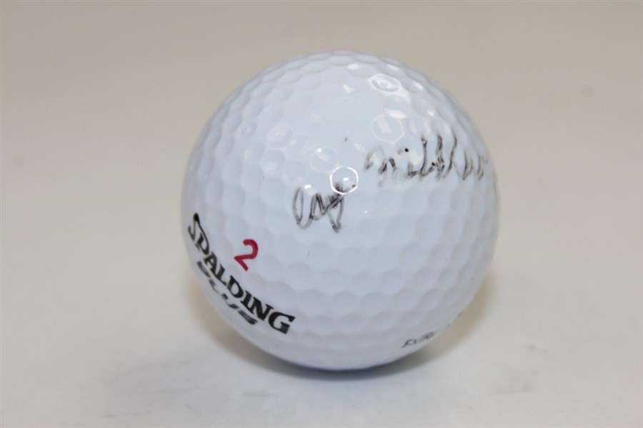 Cary Middlecoff Signed Spalding Plus Logo Golf Ball JSA ALOA