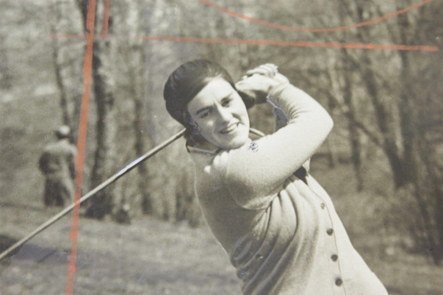 1932 Maureen Orcutt 8x10 Wire Photo at British Women's Championship