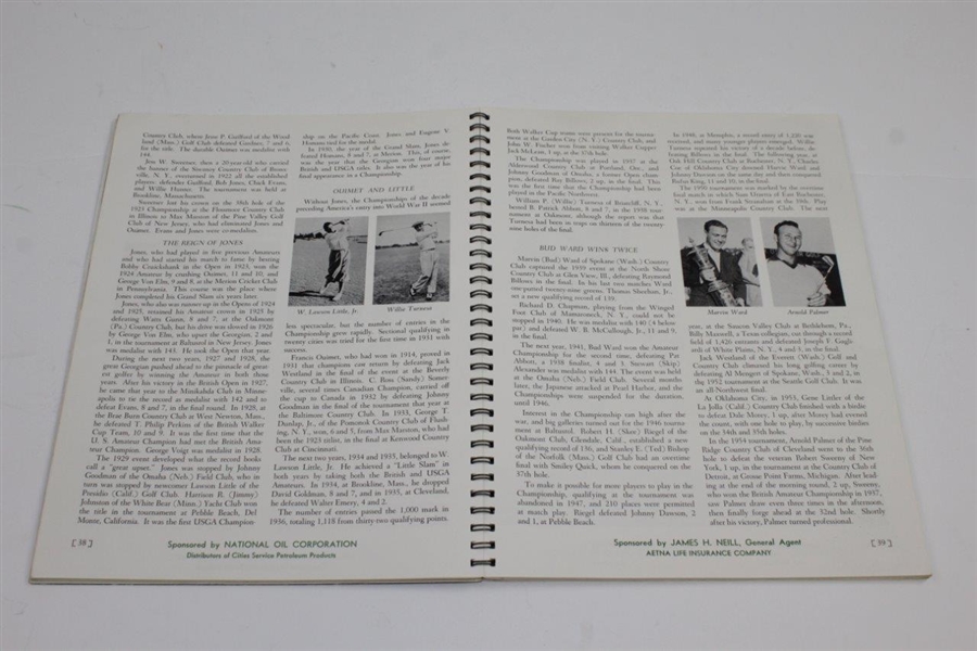 1955 US Amateur Championship at The Country Club of Virginia Official Program - Rod Munday Collection