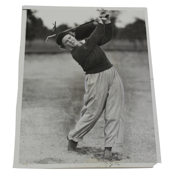 1938 Patty Derg Women's US Amateur Golf Championship Westmoreland Press Photo - 6 x 8