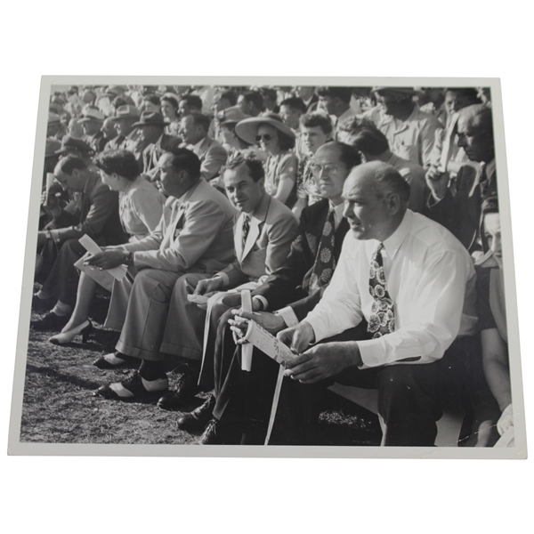 Walter Hagen's Personal Photo In Crowd with Spectators