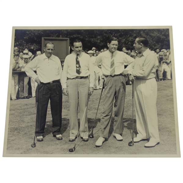 Walter Hagen's Personal Photo with Byron Nelson & others