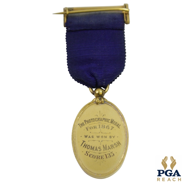 1867 Royal Blackheath Golf Club 'The Photographic Medal' Won by Thomas Marsh