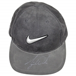 Tiger Woods Classic Signed Black Nike Hat with Raised Swoosh JSA ALOA
