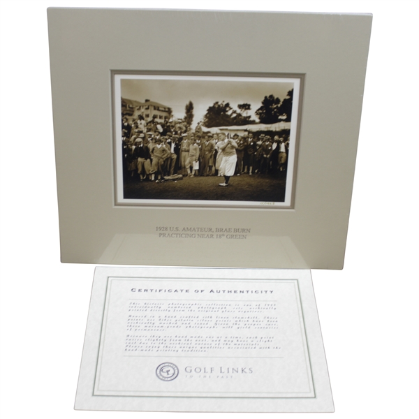Ltd Ed Bobby Jones Photographic Collection 1928 Amateur Championship Photos #15/1928 in Display