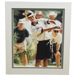 Tiger Woods Vintage Signed US Amateur Photo - Matted JSA ALOA