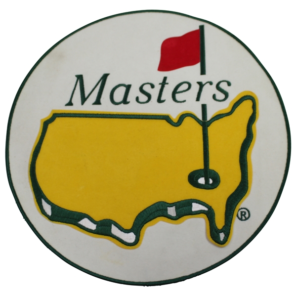 Large Masters Tournament Logo Embroidered Patch - 12 1/2 Diameter!