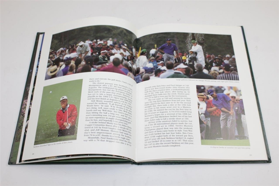 Tiger Woods Signed 1997 Masters Tournament Annual - Personalized JSA ALOA