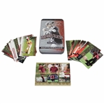 Tiger Woods Upper Deck Collectibles Card in Original Tin with Commemorative Grand Slam Card