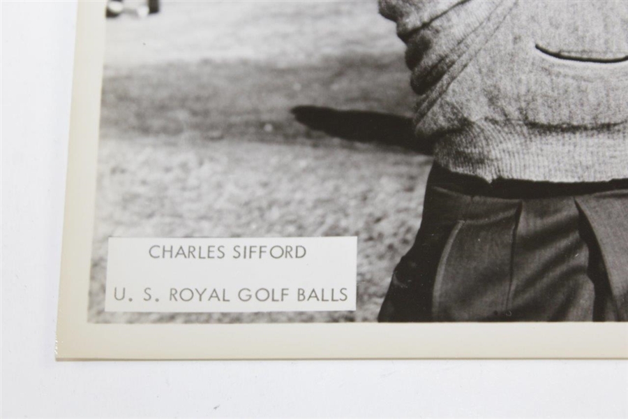 HoFer Charlie Sifford Signed 8x10 U.S. Royal Golf Balls Publicity Photo JSA ALOA