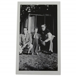 1952 Walter Hagen Photo with Jr. & III from his Autobiography From Estate with Plyer Letter