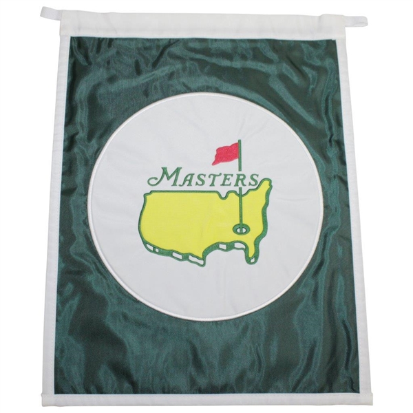 Jack Nicklaus Signed Masters Undated Embroidered Garden Flag with Years Won JSA ALOA