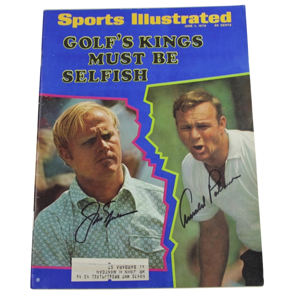 Arnold Palmer & Jack Nicklaus Signed Sports Illustrated Magazine - June 1st JSA ALOA