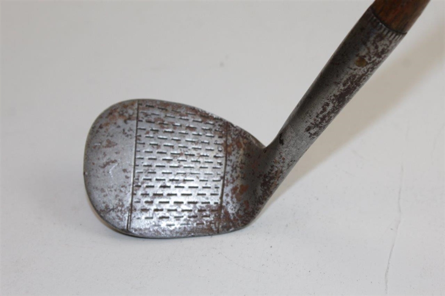George Nicoll Special Zenith Slazenger Hand Forged Niblick with CBH Owner Stamp