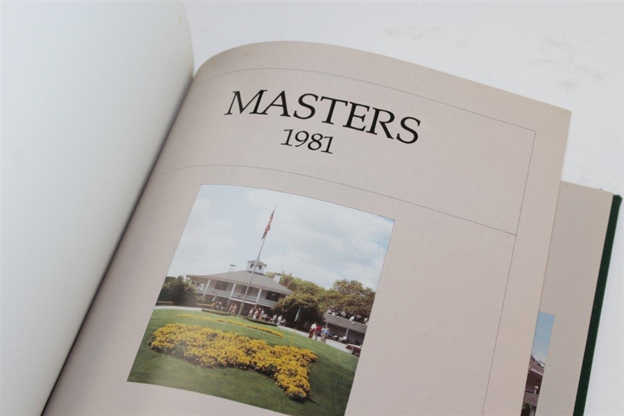 1978, 1979, & 1981 Masters Tournament Annual Book - Player, Zoeller, & Watson Winners