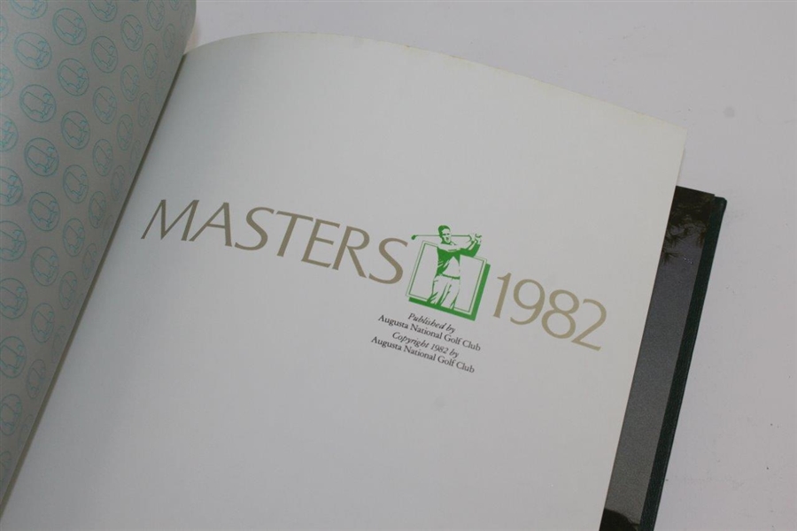 1982, 1983, & 1984 Masters Tournament Annual Books - Stadler, Ballesteros, & Crenshaw Winners