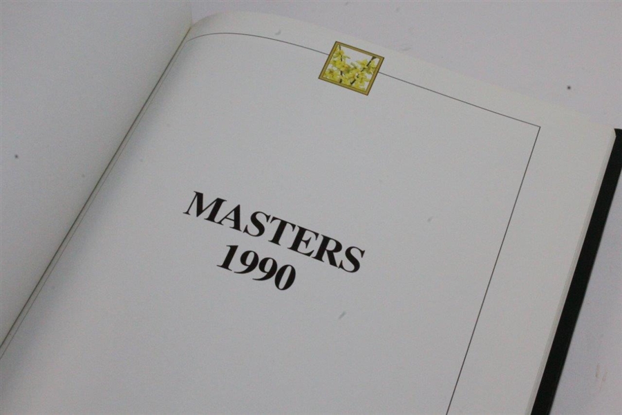 1989, 1990, & 1996 Masters Tournament Annual Books - All Nick Faldo Wins