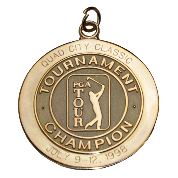 1998 Quad City Classic Champions 10k Gold Medal - Steve Jones Collection