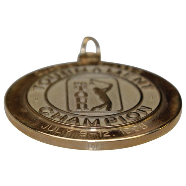 1998 Quad City Classic Champions 10k Gold Medal - Steve Jones Collection