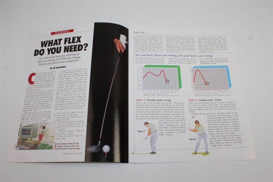 Tiger Woods Signed 1994 Golf Digest 'V for Power' Magazine Cover Reprint (1995) JSA ALOA