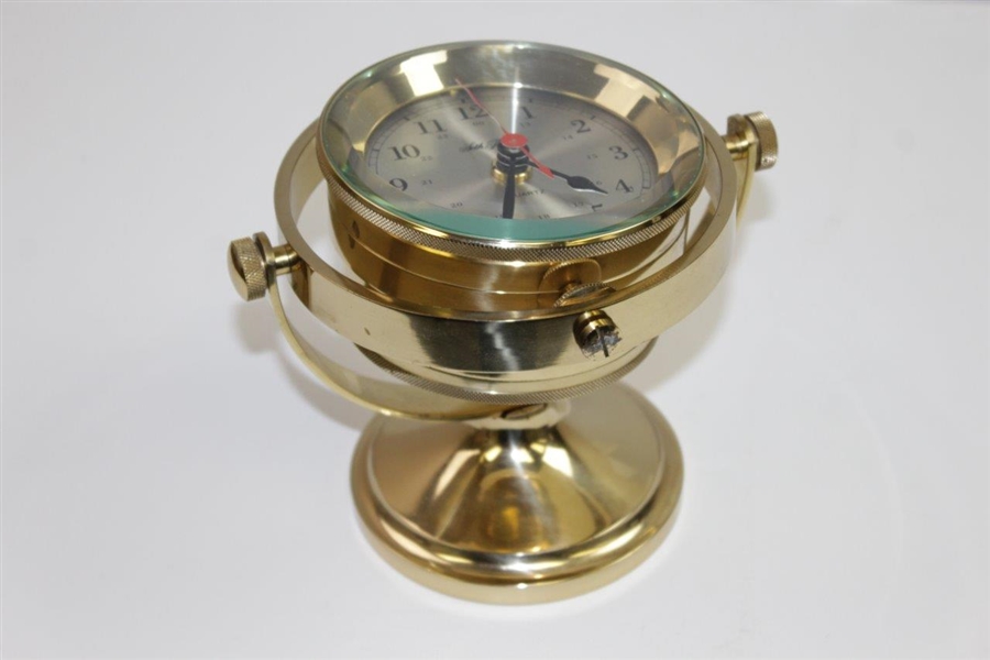 Circa 1990 Masters Contestant Player Gift - Seth Thomas Burns Clock