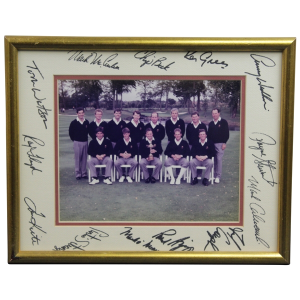 1989 Ryder Cup USA Team Signed Photo with Ray Floyd as Captain - Framed JSA ALOA