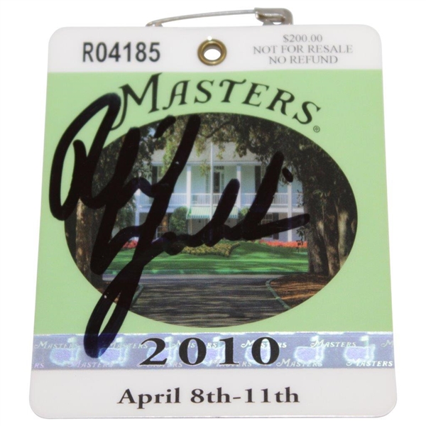 Phil Mickelson Signed 2004, 2006, & 2010 Masters SERIES Badges - Wow! JSA ALOA