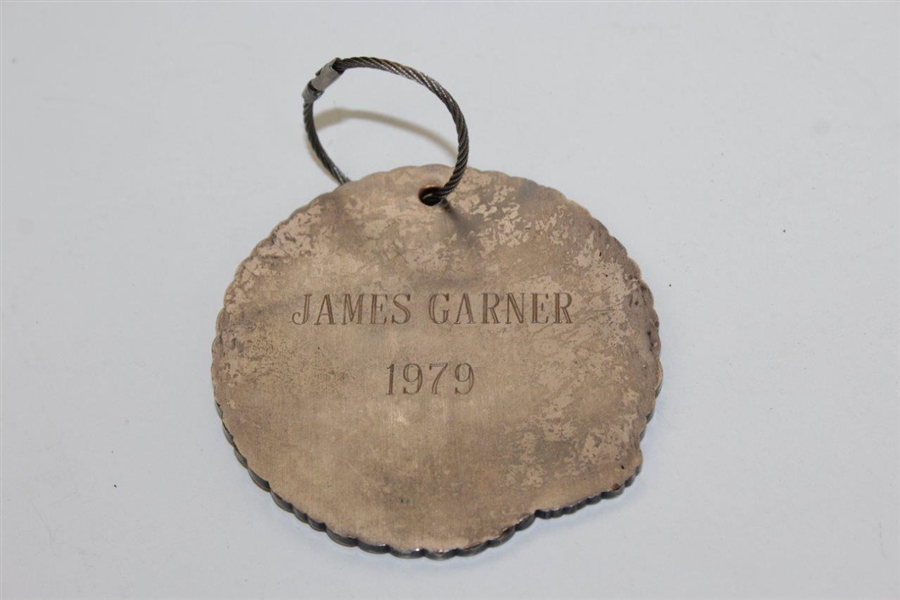 James Garner Personal 1979 Shady Oaks Invitational At Shady Oaks CC Bag Tag