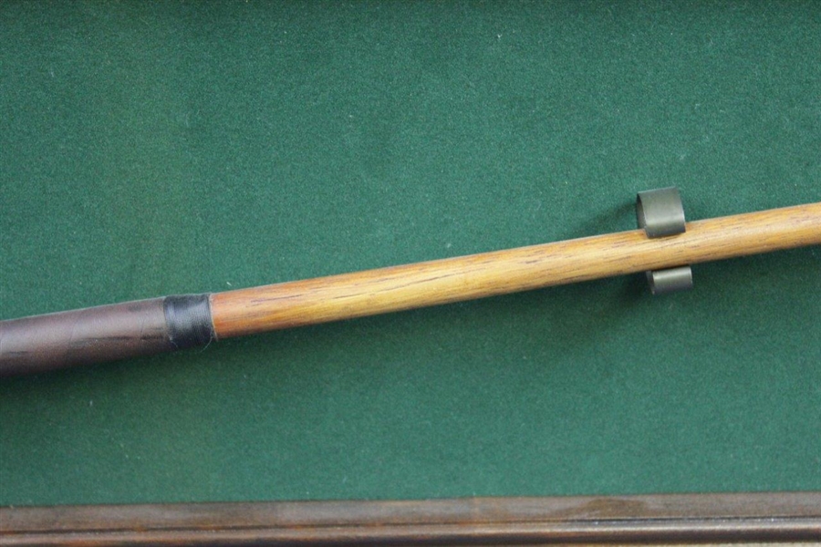 Walter Hagen Replica Mid-Mashie Presented at the 1977 Memorial Tournament with Display