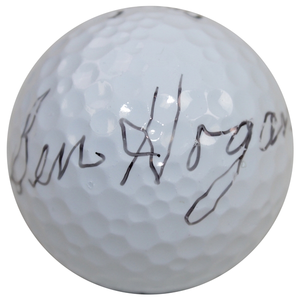 Ben Hogan Signed 'Hogan 100' Logo Golf Ball JSA FULL #Z48623