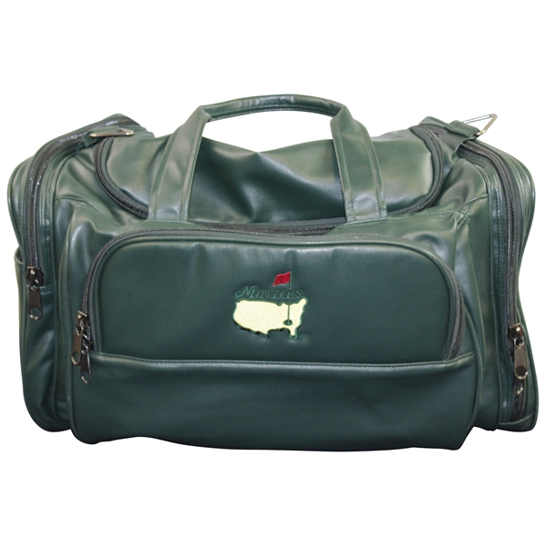 Classic Masters Tournament Augusta Green Leather Duffel Bag - Excellent Condition