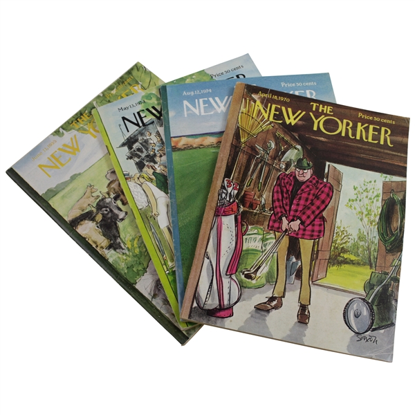 1955 (June), 1970 (April), 1974 (May), & 1974 (August) The New Yorker Magazines