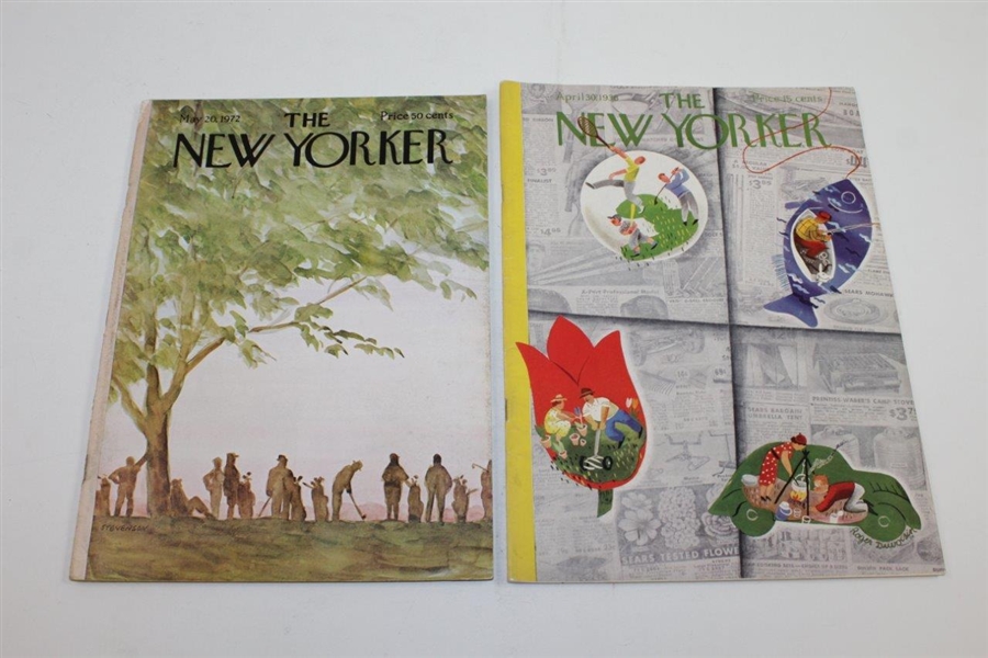 1936 (April), 1948 (September), 1972 (May), & 1987 (August) The New Yorker Magazines