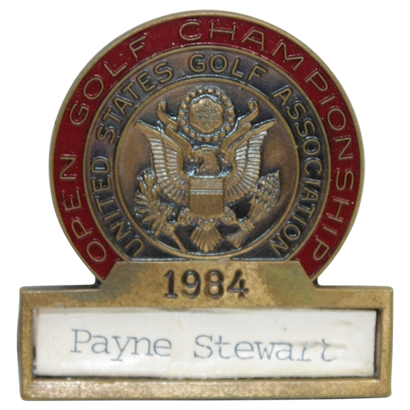 Payne Stewart's 1984 US Open at Winged Foot Contestant Badge