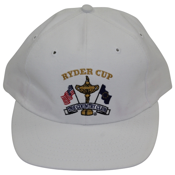 Payne Stewart's Personal 1999 Ryder Cup at The Country Club (Brookline) White Hat