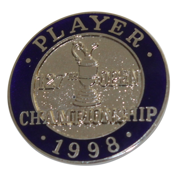 Payne Stewart's 1998 OPEN Championship at Royal Birkdale Contestant Badge