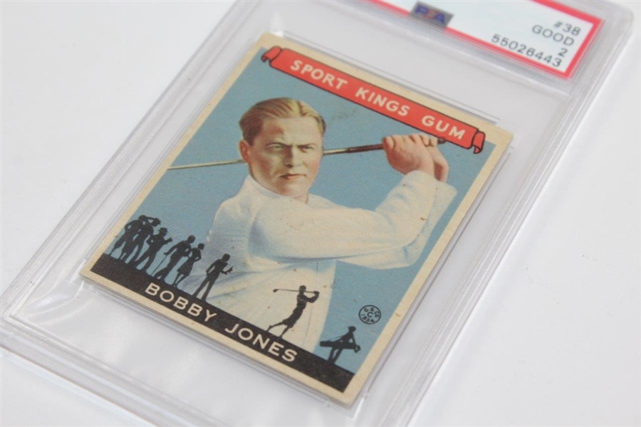 1933 Bobby Jones Sport King Goudey Card No. 38 PSA Good 2 #55026443
