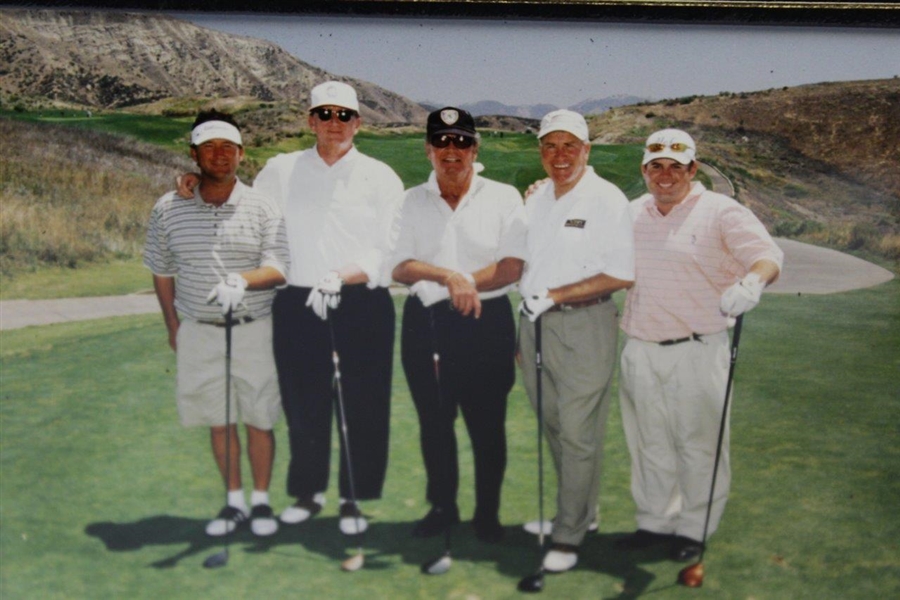 2002 Celebrity Golf Classic ESPYS Award Photos Of Seve Ballesteros, Nick Faldo, & Bernhard Langer 
