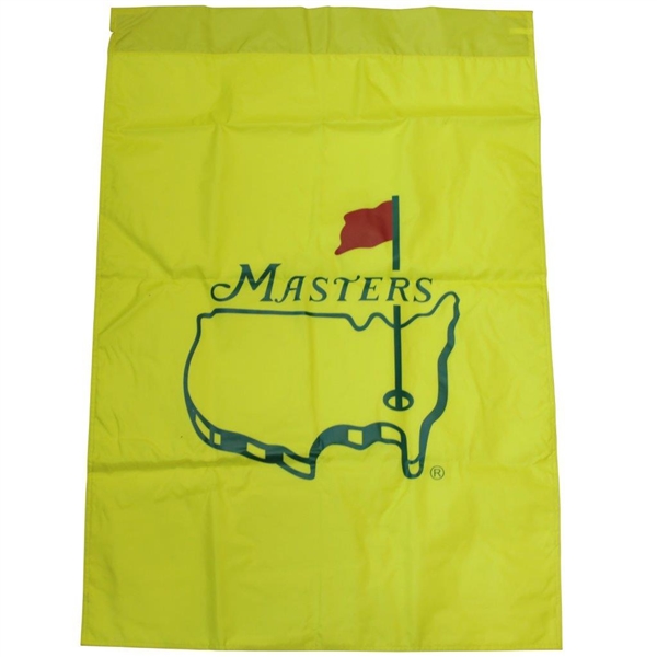 Jordan Spieth Signed Large Masters Undated Yellow House Flag JSA ALOA