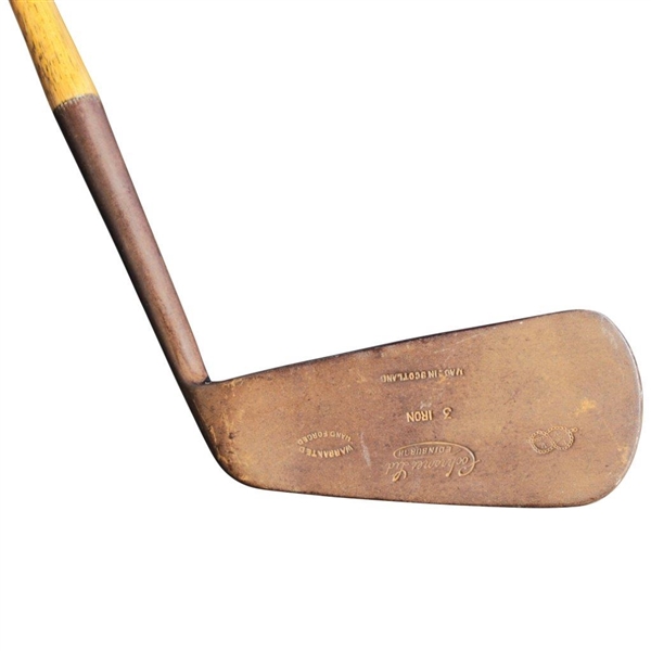 Circa Early 1920s Cochrane Super-Giant 3-IRON - Extremely Scarce