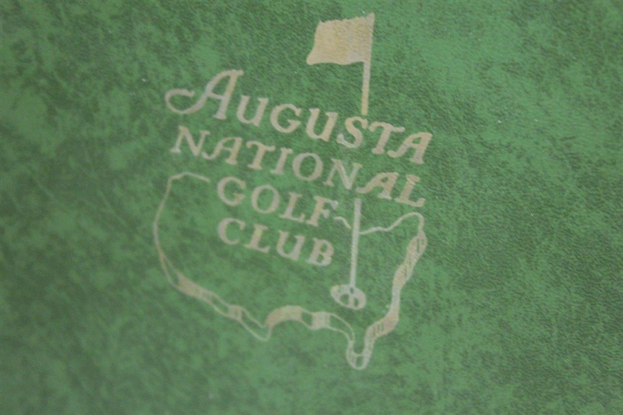 Augusta National Golf Club Member Club Conducting Tournament Instructions