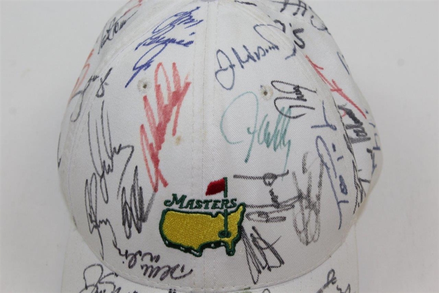 Multi-Signed Masters Tournament Stone Hat with Jack Nicklaus, Arnold Palmer, & others JSA ALOA
