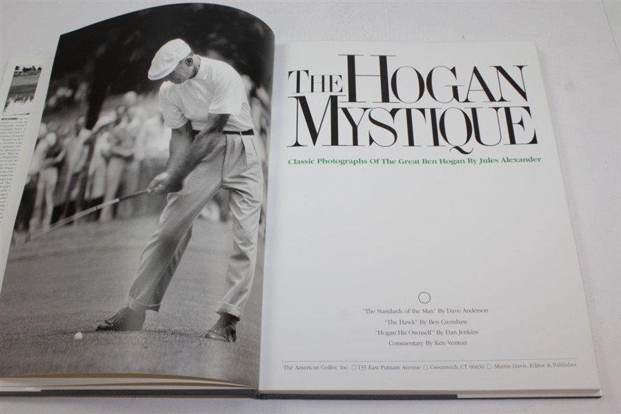 Ben Hogan Perfectly Signed 'The Hogan Mystique' Hard Cover Book JSA ALOA