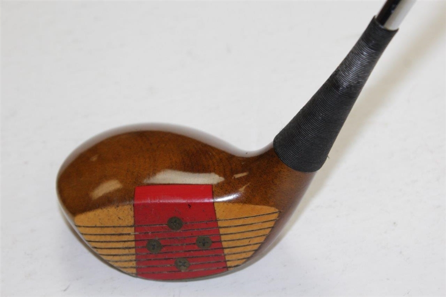 Ben Hogan '1953' Blonde Oil Hardened K82042 Persimmon 3 Wood with Head Cover