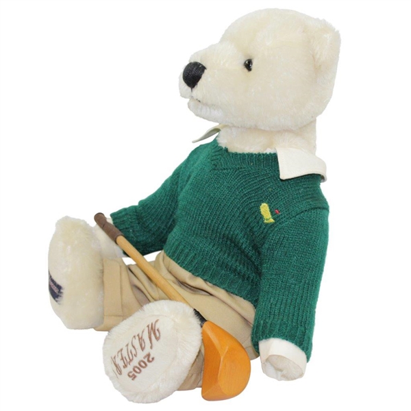 2005 Masters Tournament Ltd Ed Cooperstown Bear with Golf Club #23/100