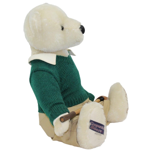 2005 Masters Tournament Ltd Ed Cooperstown Bear with Golf Club #23/100
