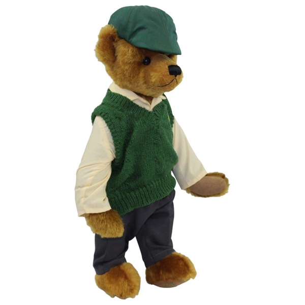 2007 Masters Tournament Ltd Ed Cooperstown Bear with Golf Club #14/100