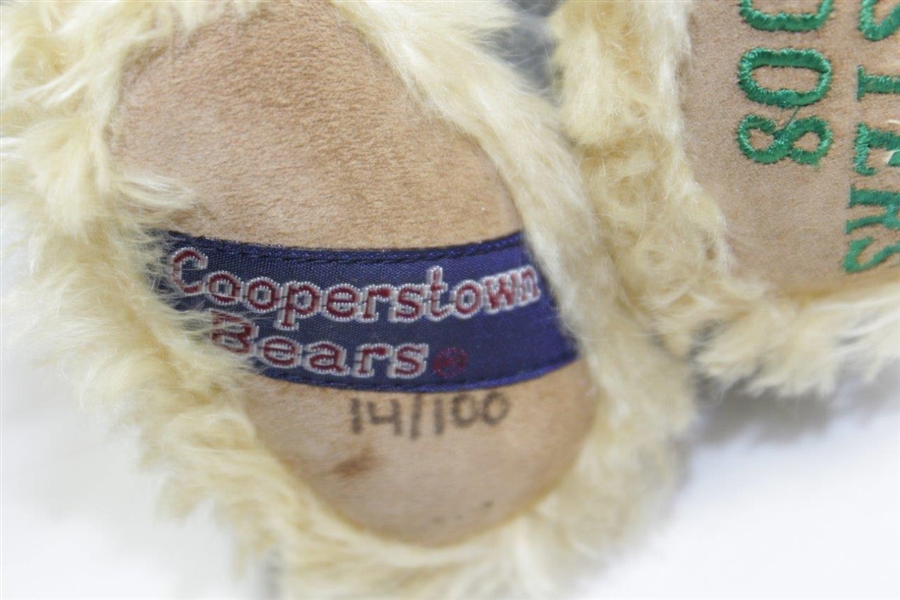 2008 Masters Tournament Ltd Ed Cooperstown Bear with Golf Club #14/100